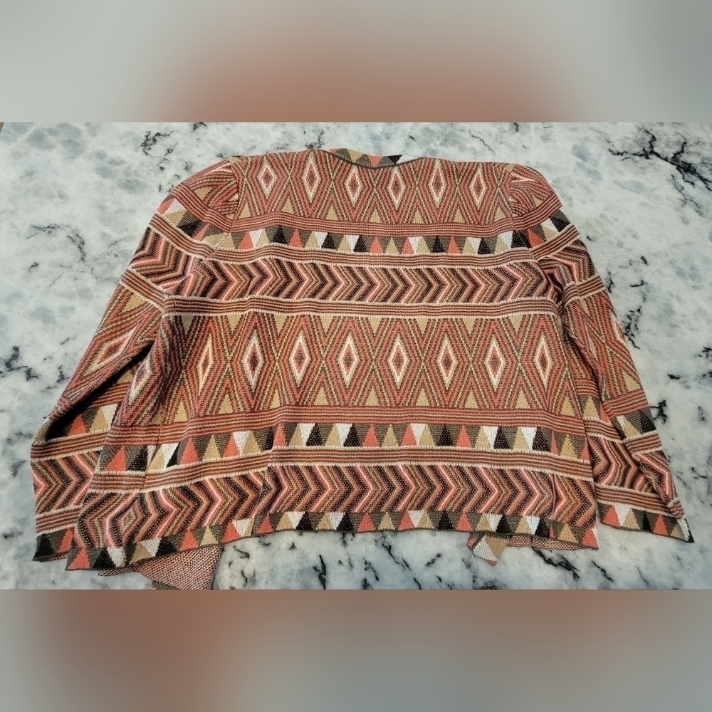 Cable & Guage Print Sweater - Picture 4 of 5